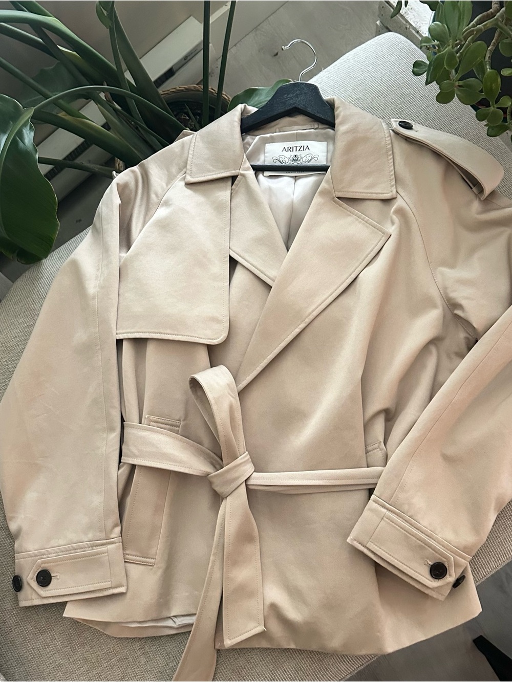 The Davis Short Trench Coat - Rich Twill